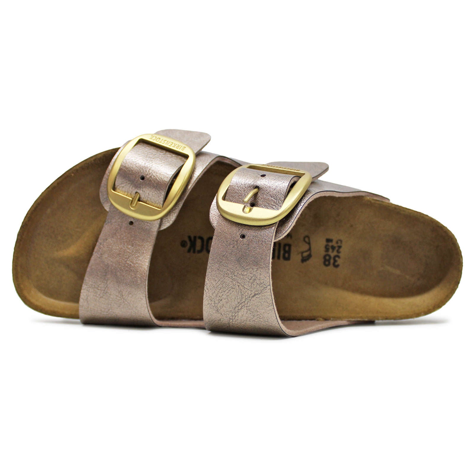 Birkenstock Unisex Sandals Arizona Big Buckle Casual Buckle Slide Birko-Flor - UK 7