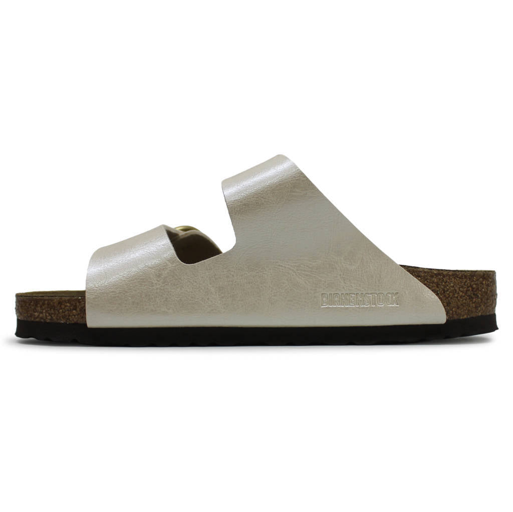 Birkenstock Arizona Big Buckle Birko-Flor Unisex Sandals#color_graceful pearl white