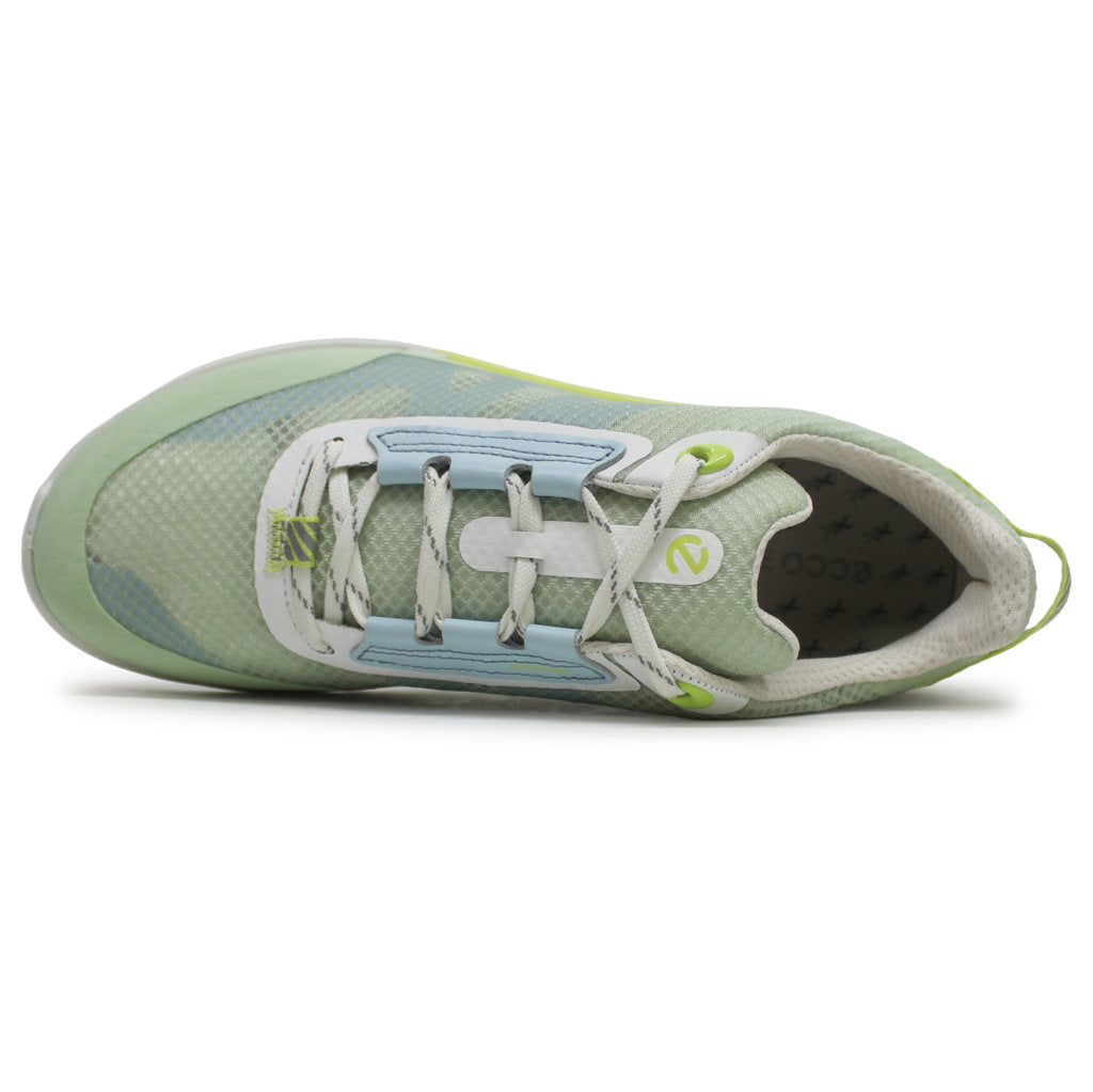 Ecco Biom 2.1 X Mountain Textile Leather Womens Trainers#color_Matcha Matcha Starlight