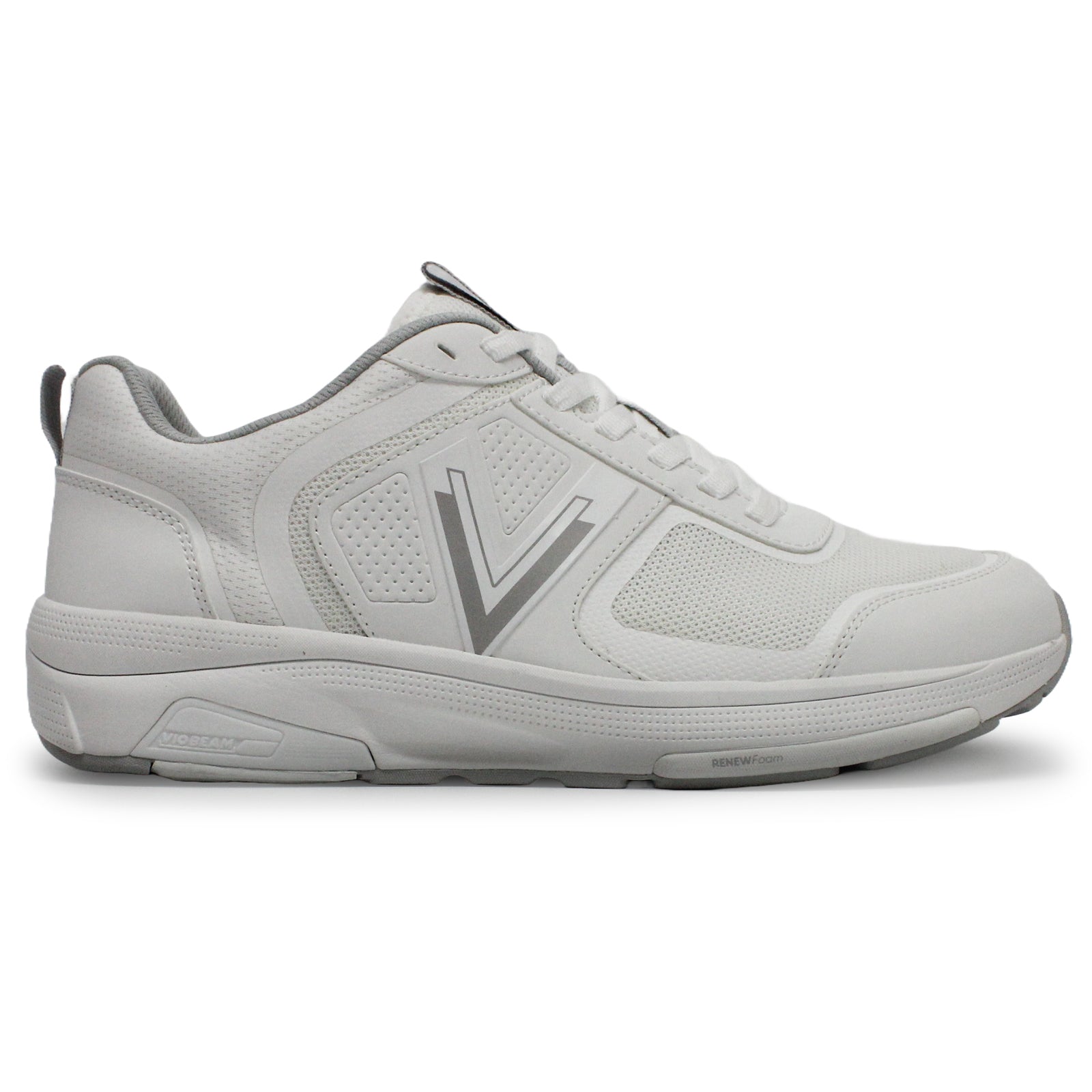 Vionic WStrider I6629S1101 Leather Textile Womens Trainers - White - 39#color_white