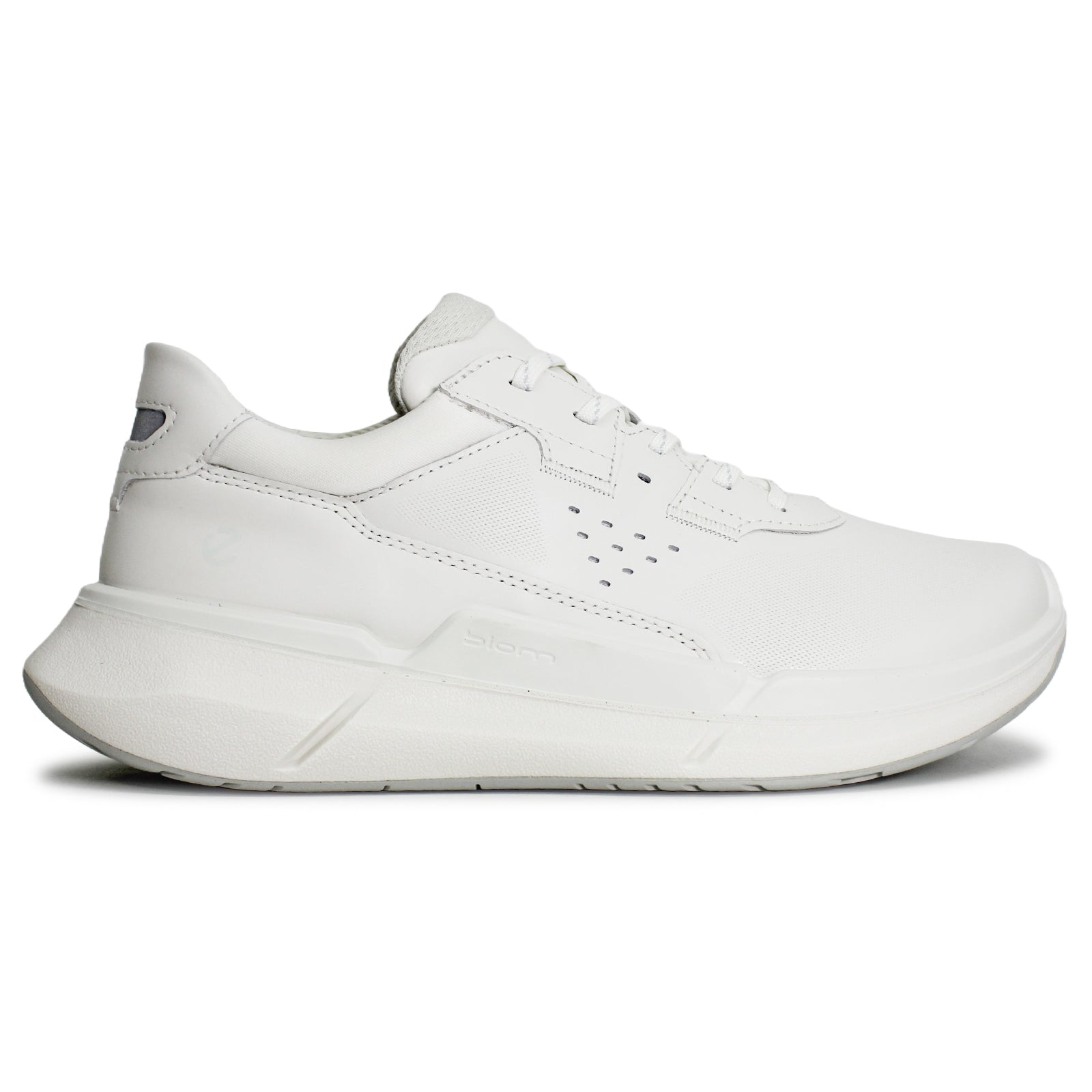 Ecco Biom 2.2 830763 Full Grain Leather Womens Trainers#color_white