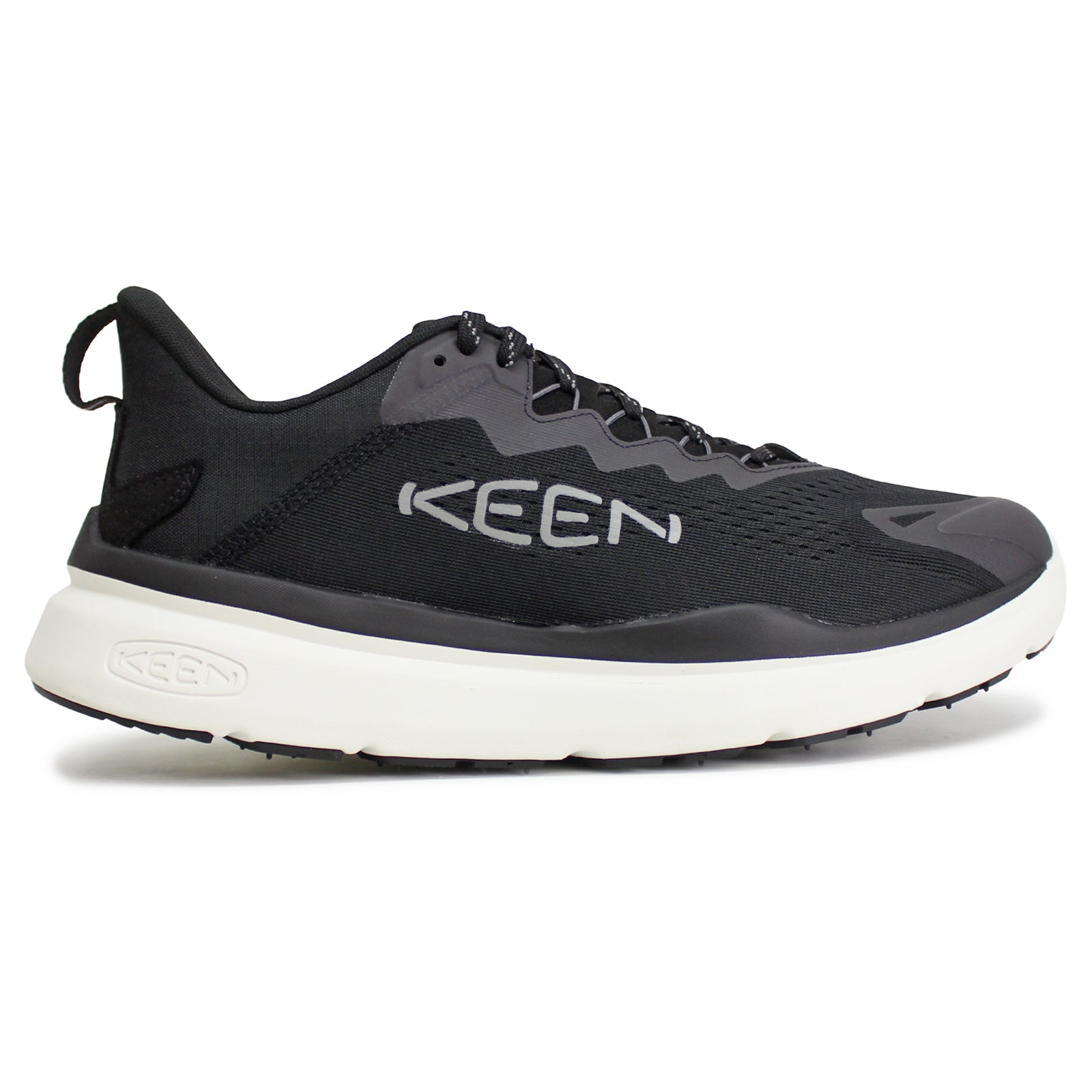 Keen WK450 1028913 Textile Synthetic Mens Trainers - Black Star White - 45#color_black star white