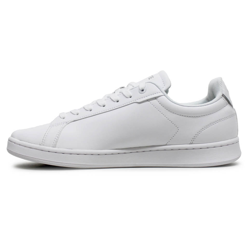 Lacoste Carnaby Pro BL Leather Synthetic Mens Trainers#color_white white