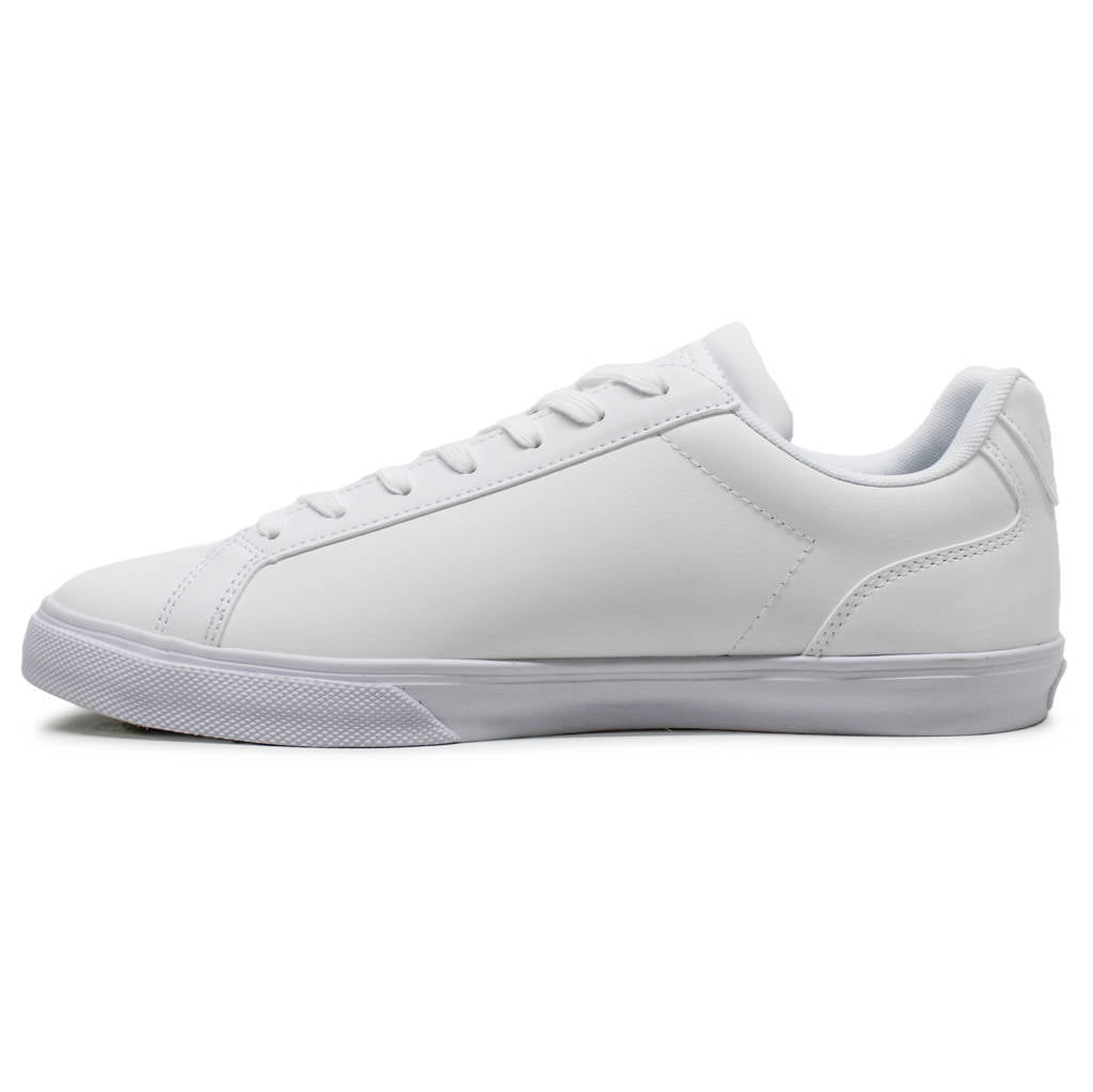 Lacoste Lerond Pro BL Leather Synthetic Mens Trainers#color_white white