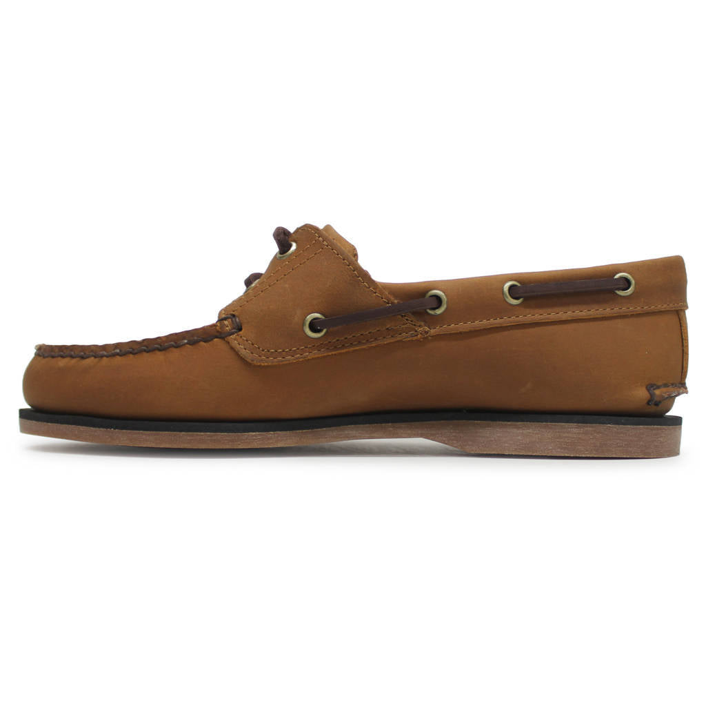 Timberland Classic Boat Full Grain Leather Mens Shoes#color_wheat