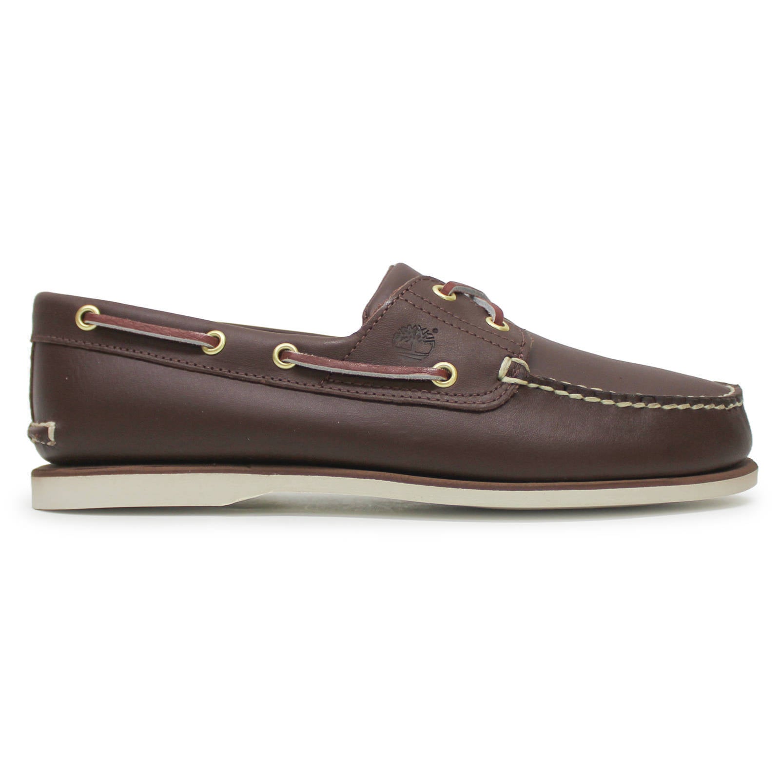 Timberland Classic Boat Full Grain Leather Mens Shoes#color_Mid Brown