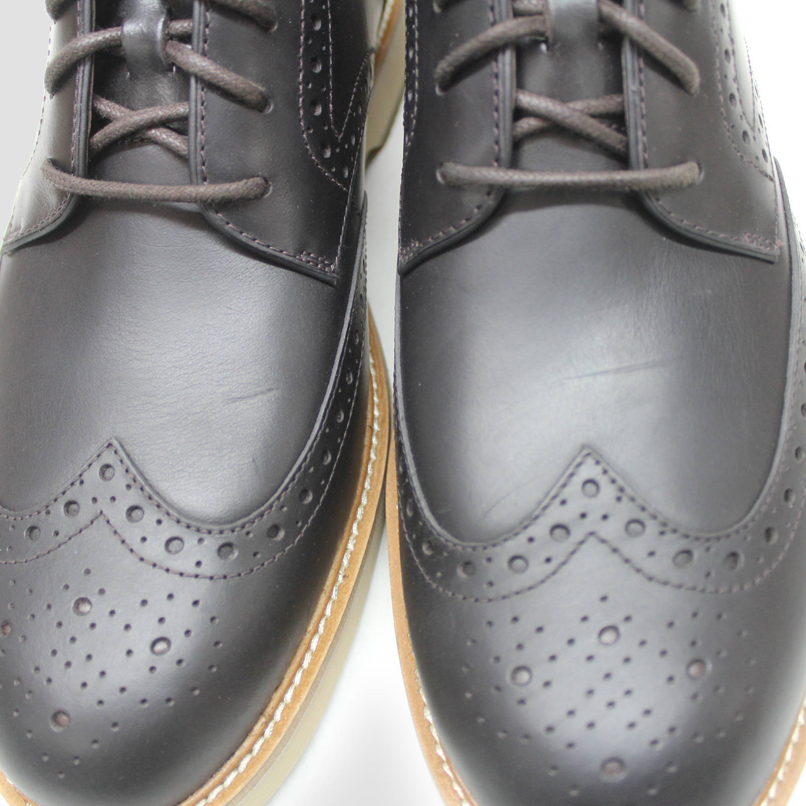Cole Haan Mens Shoes American Classics Montrose Wingtip Oxfords Leather - UK 10.5