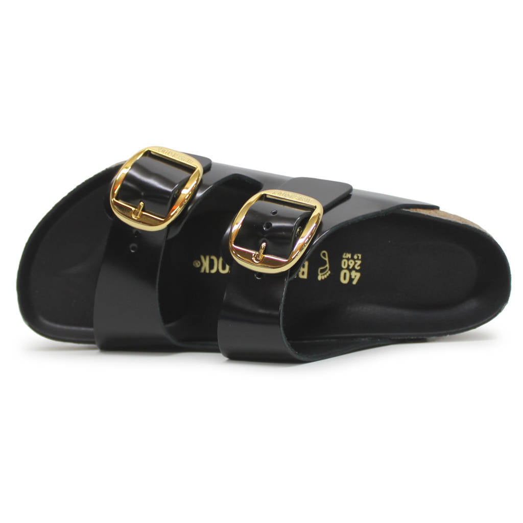 Birkenstock Arizona Big Buckle Patent Leather Unisex Sandals#color_high shine black