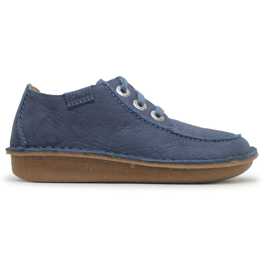 Clarks Funny Dream Nubuck Women's Shoes#color_blue