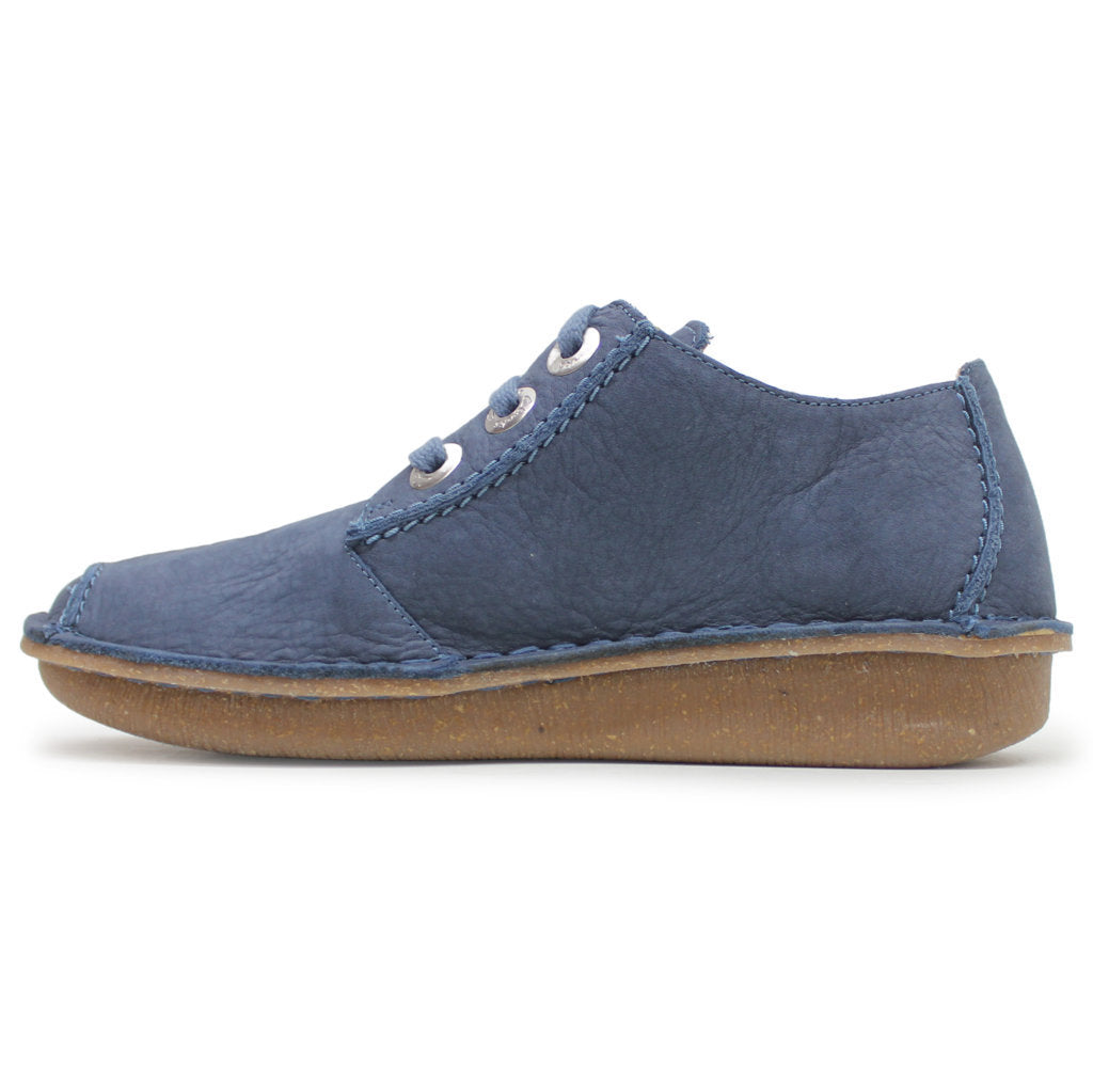 Clarks Funny Dream Nubuck Women's Shoes#color_blue