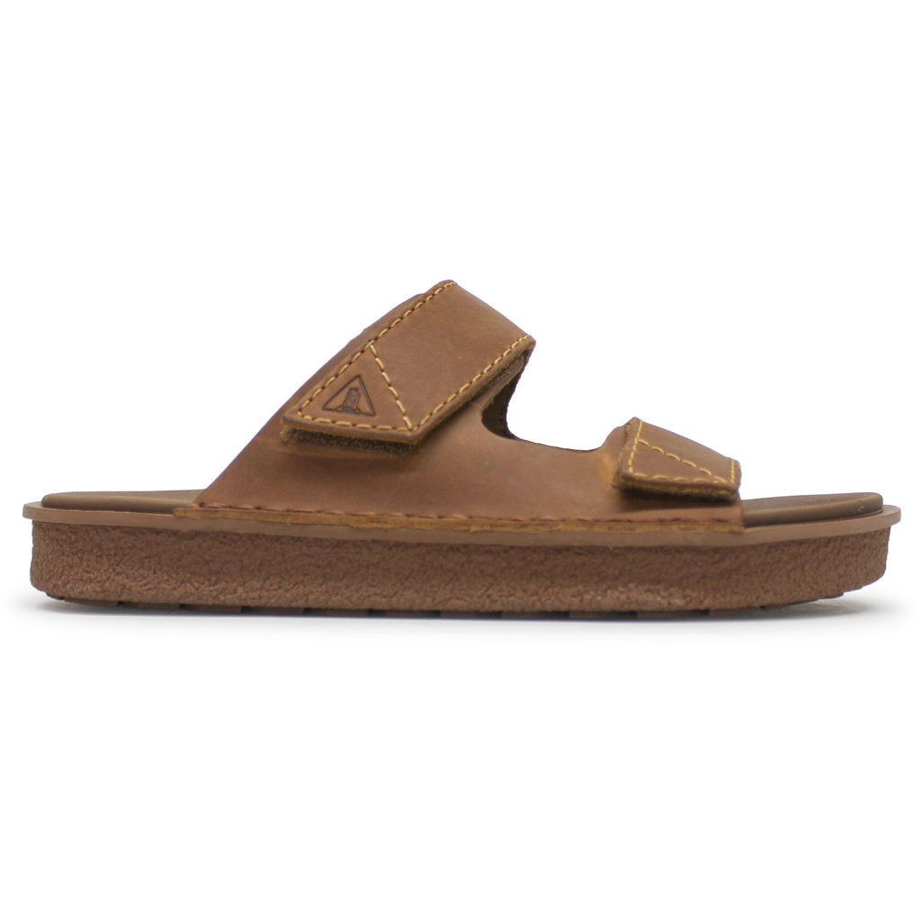 Clarks Litton Strap Leather Men's Sandals#color_tan