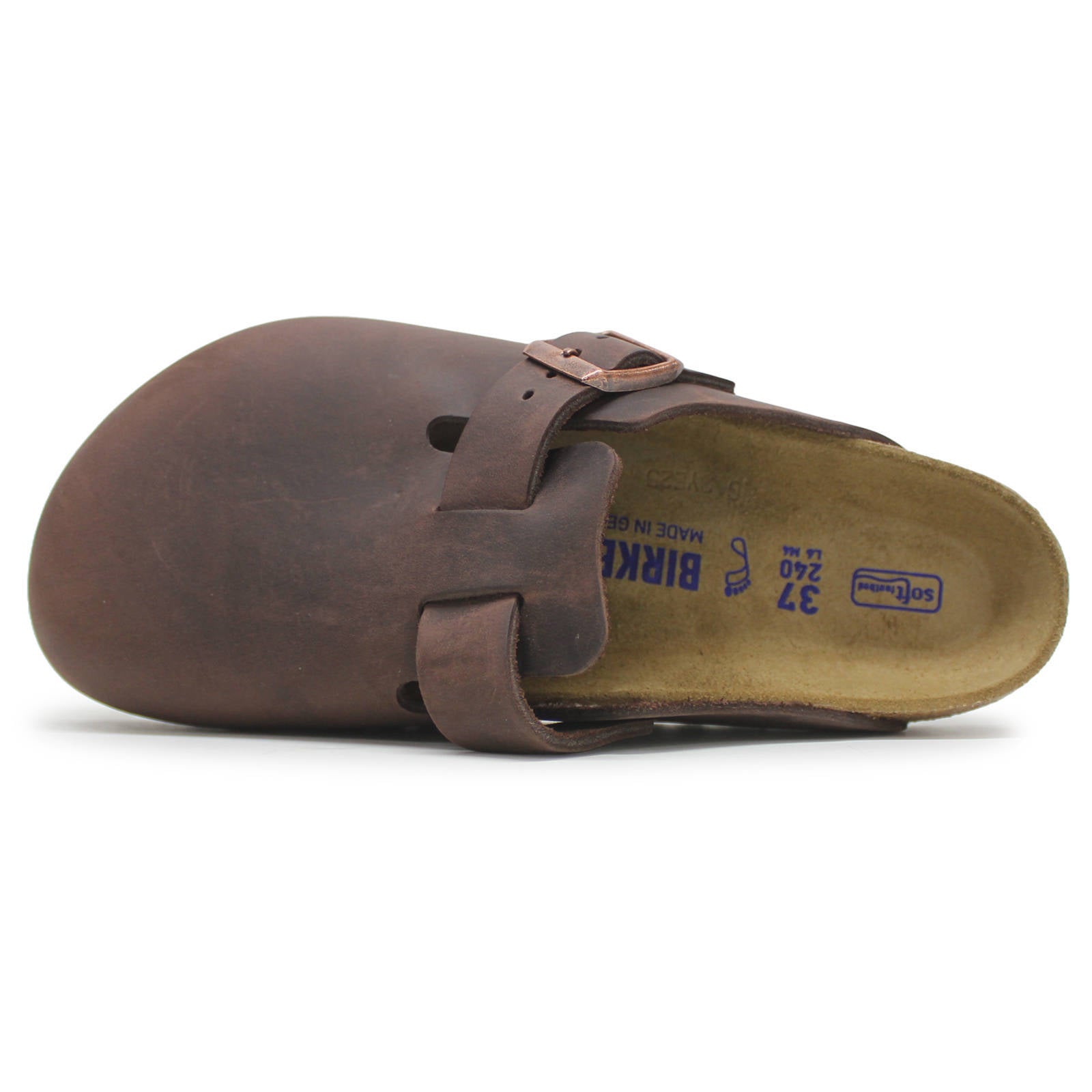 Birkenstock Boston BS Oiled Leather Unisex Sandals#color_habana