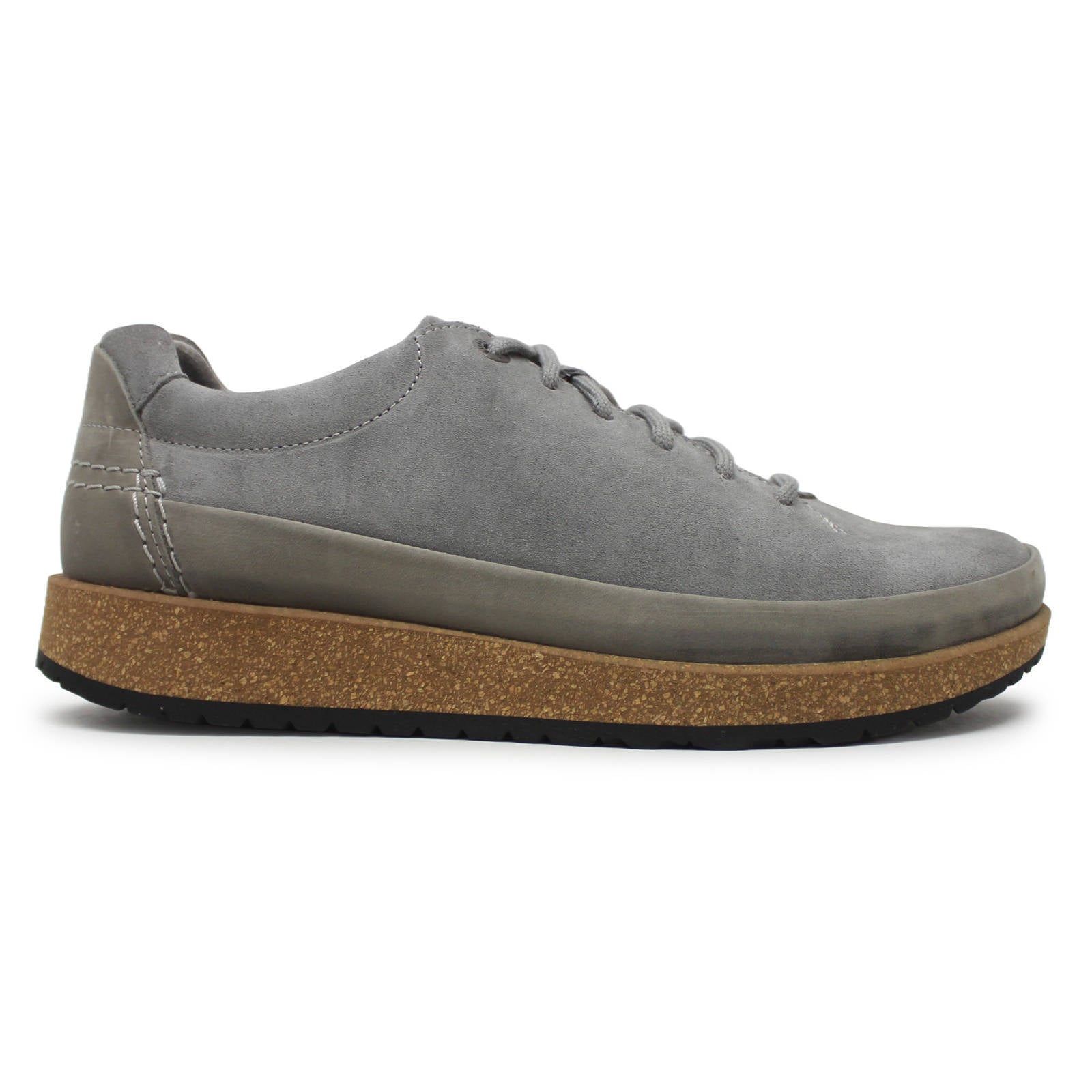 Birkenstock Honnef Low Suede Leather Unisex Shoes#color_Whale Gray