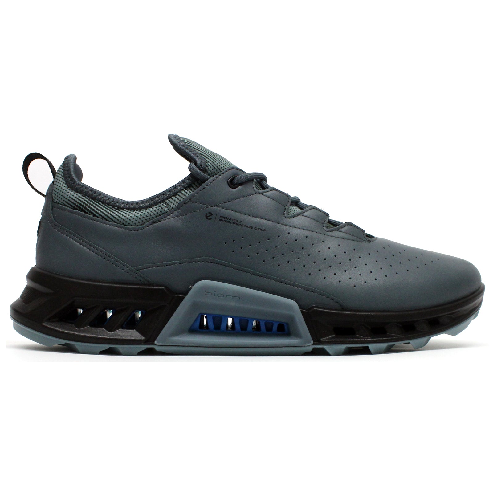 Ecco Golf Biom C4 Leather Textile Mens Trainers#color_pavement dallage