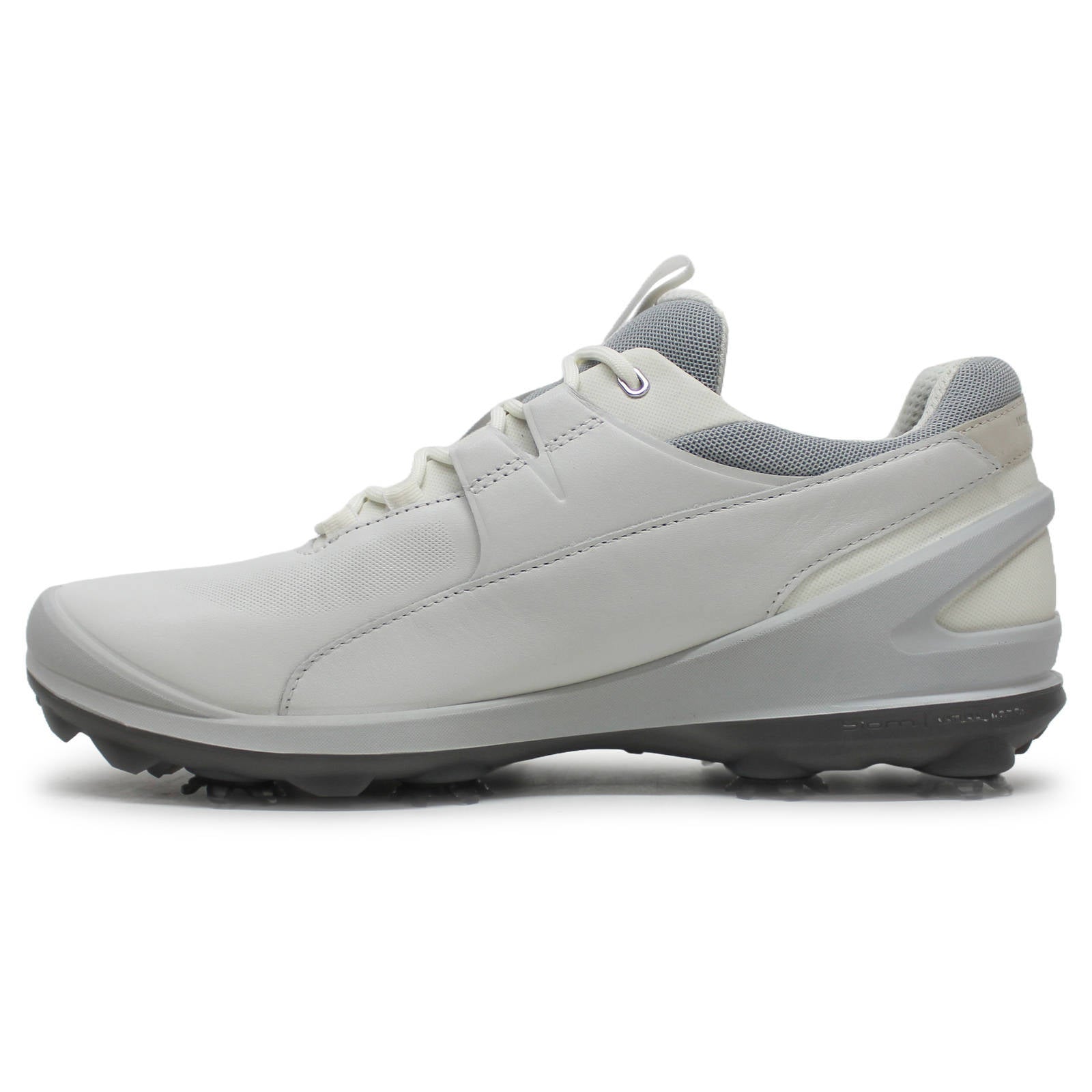 Ecco Golf Biom Tour Leather Synthetic Mens Trainers#color_white