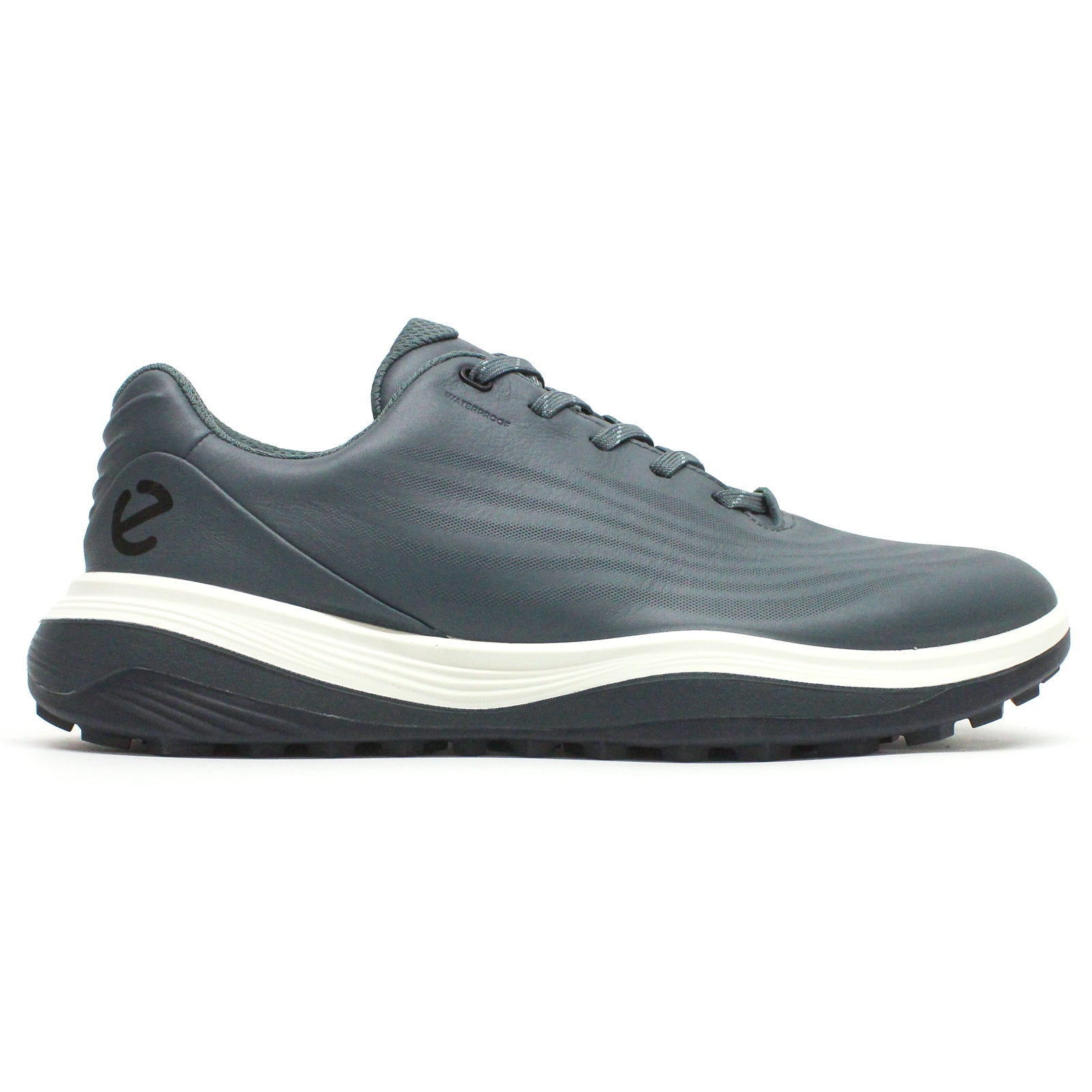 Ecco Golf LT1 Leather Mens Trainers#color_pavement dallage