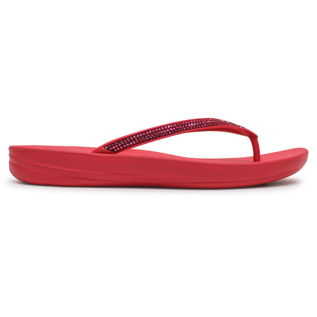 FitFlop Iqushion Sparkle Synthetic Womens Sandals#color_wild raspberry