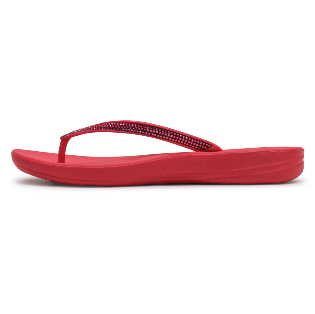 FitFlop Iqushion Sparkle Synthetic Womens Sandals#color_wild raspberry