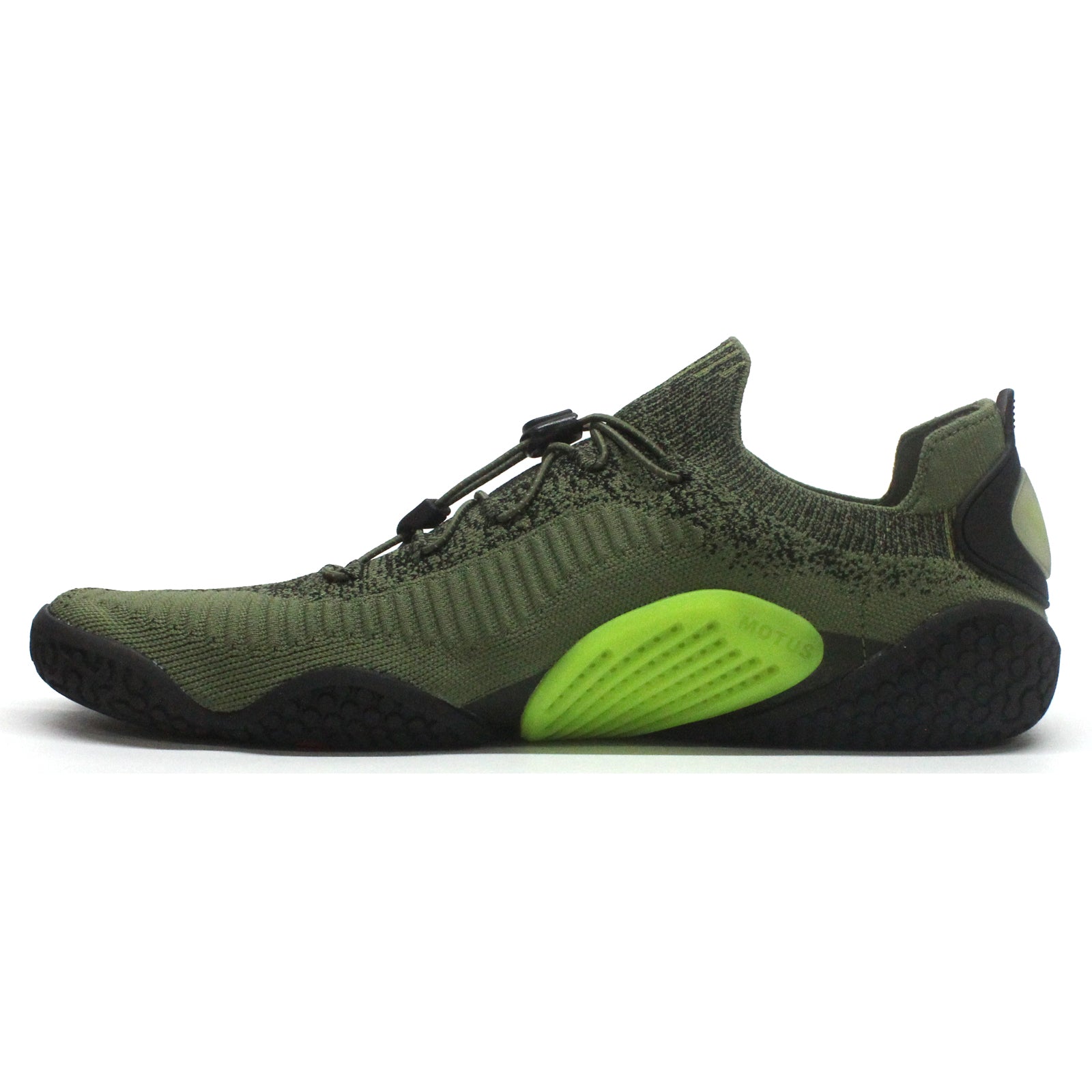 Vivobarefoot M Flex Textile Synthetic Mens Trainers#color_forest green acid lime