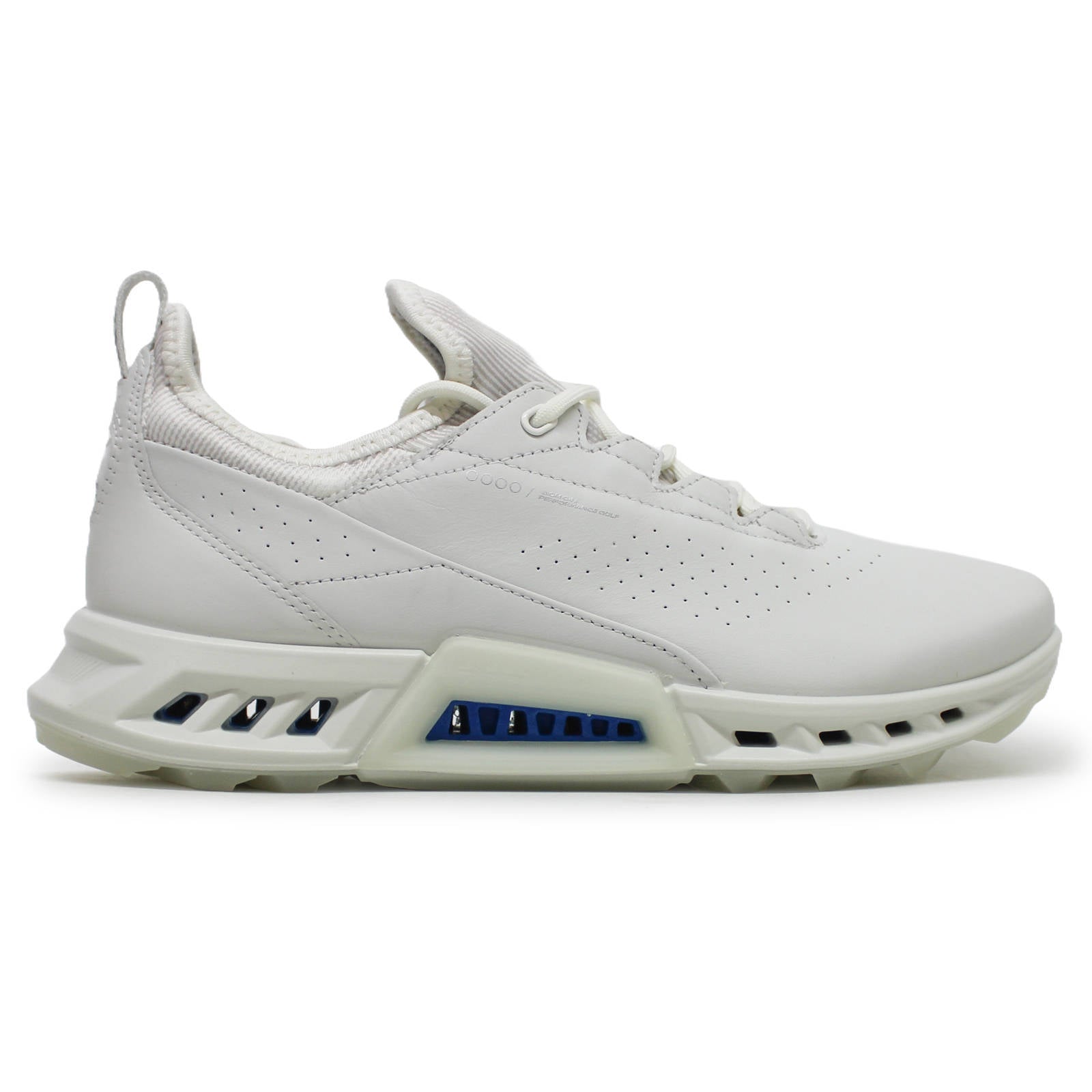 Ecco Golf Biom C4 Leather Textile Womens Trainers#color_white