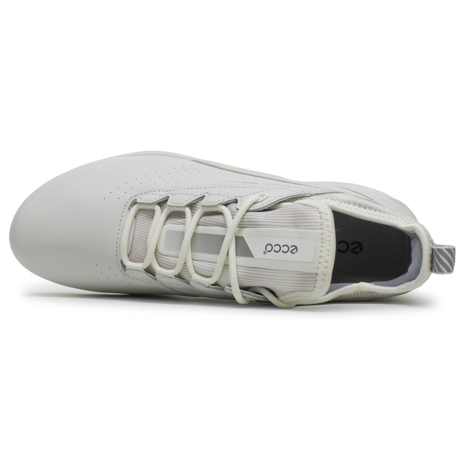 Ecco Golf Biom C4 Leather Textile Womens Trainers#color_white