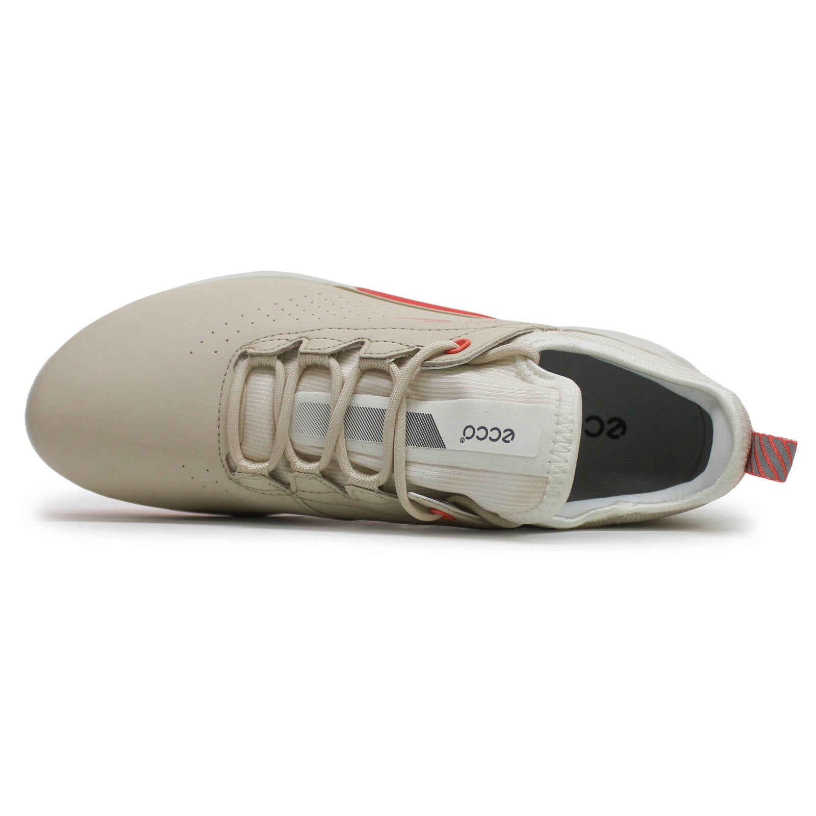 Ecco Golf Biom C4 Leather Textile Womens Trainers#color_limestone