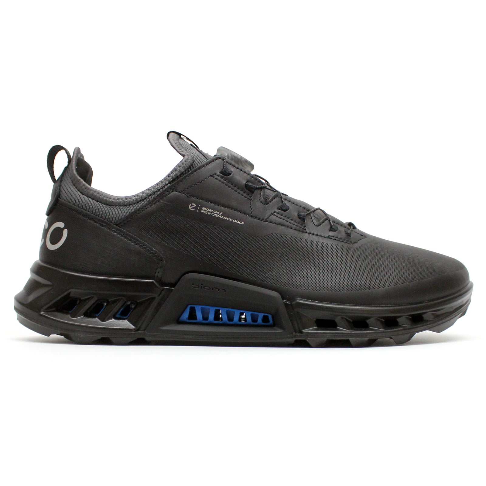 Ecco Golf Biom C4 130424 Leather Textile Mens Trainers#color_black