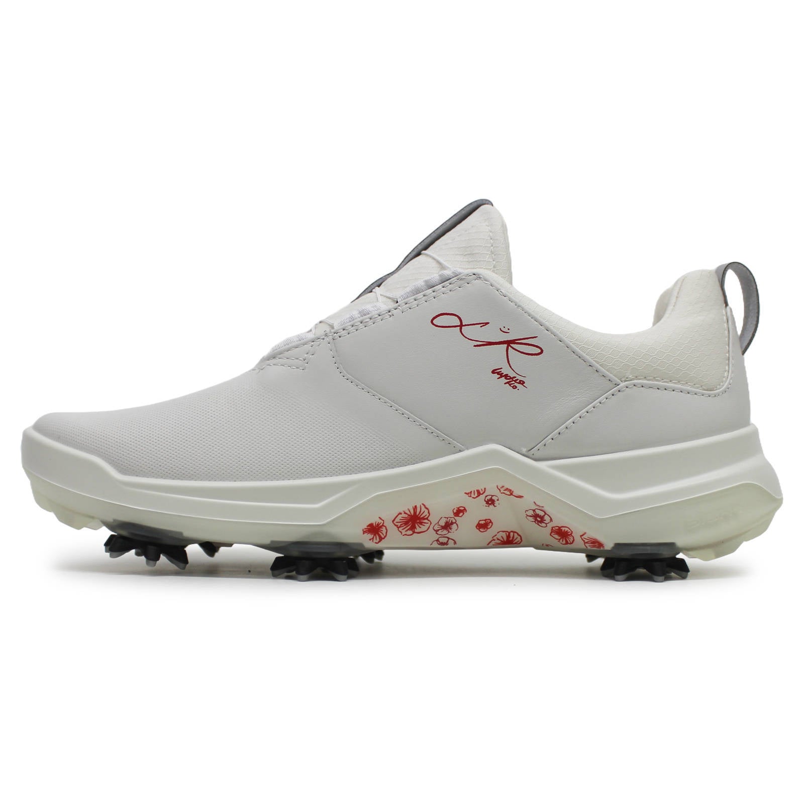 Ecco Golf Biom G5 152523 Leather Textile Womens Trainers#color_white