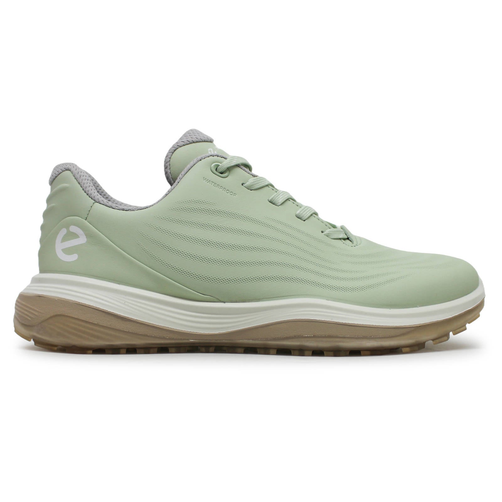 Ecco Golf LT1 Leather Womens Trainers#color_matcha