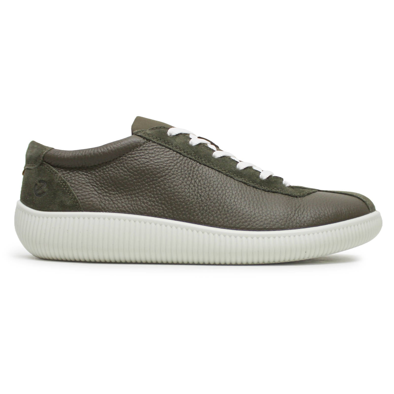 Ecco Soft Zero Leather Mens Shoes#color_tarmac tarmac