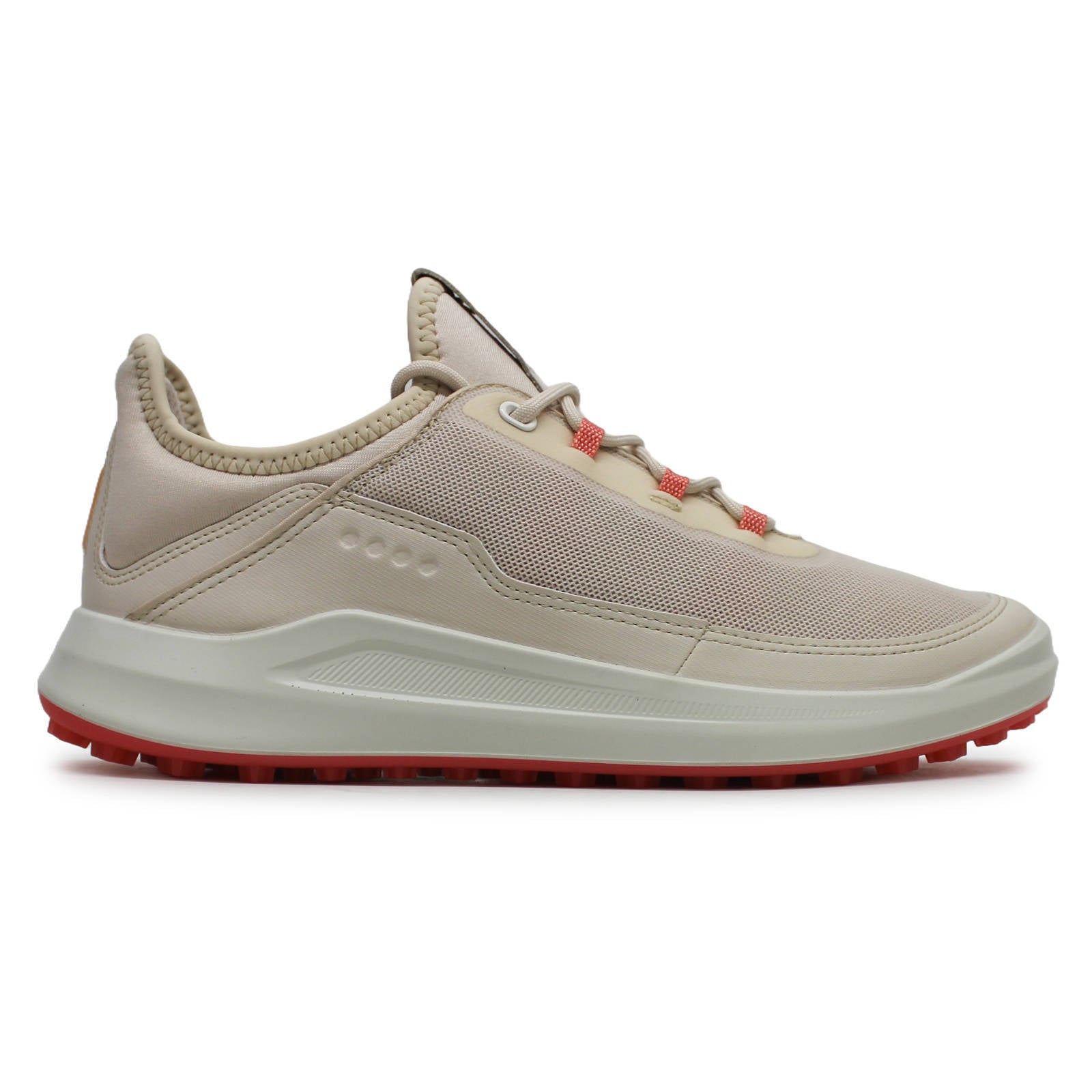 Ecco Golf Core Textile Synthetic Womens Trainers#color_limestone