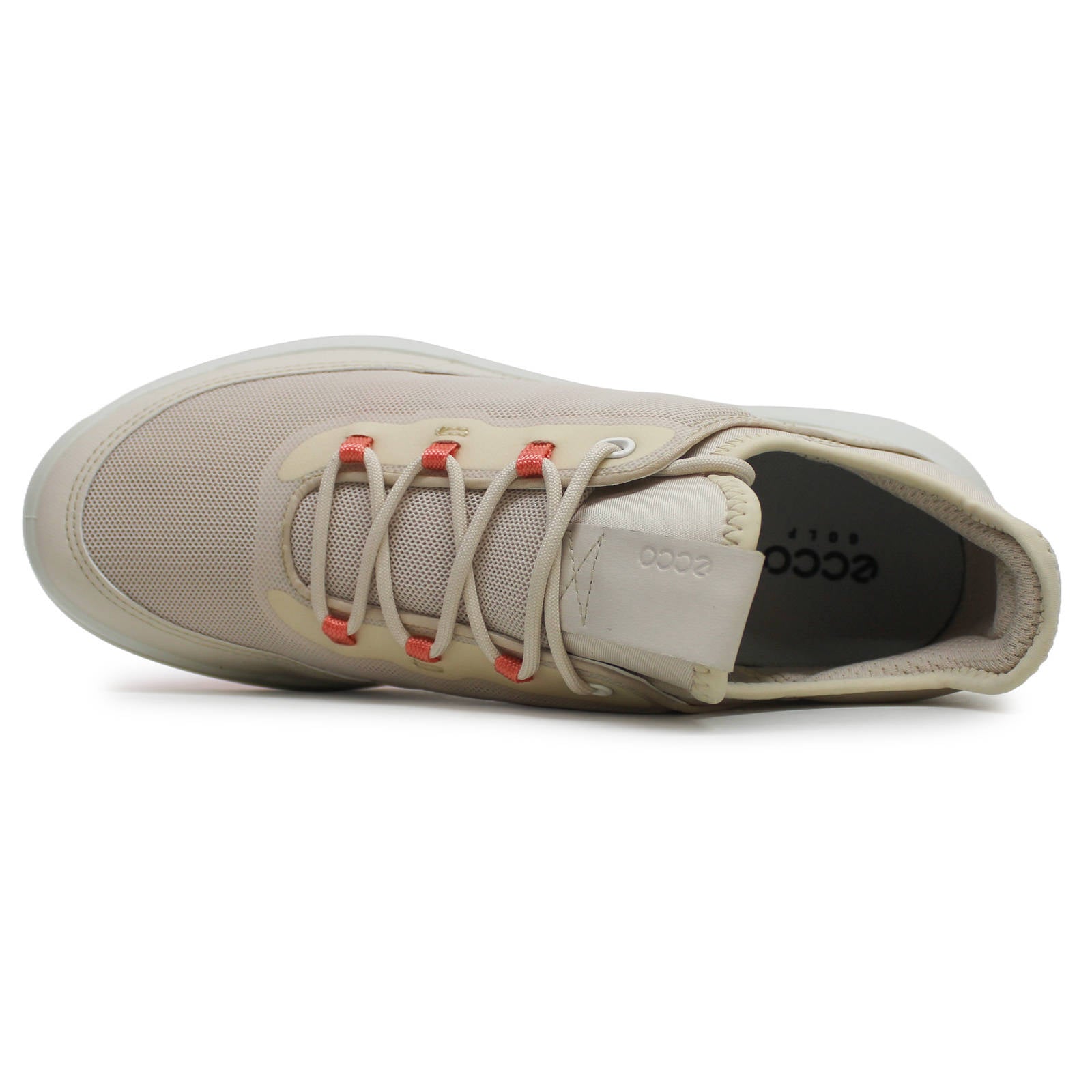 Ecco Golf Core Textile Synthetic Womens Trainers#color_limestone