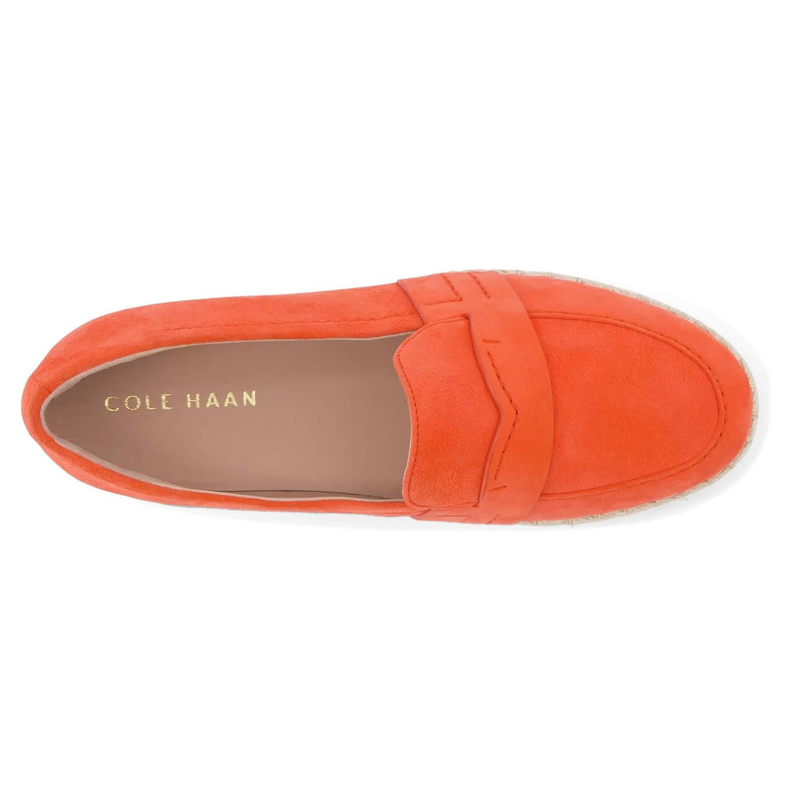 Cole Haan Cloudfeel Montauk Suede Womens Shoes#color_nasturtium