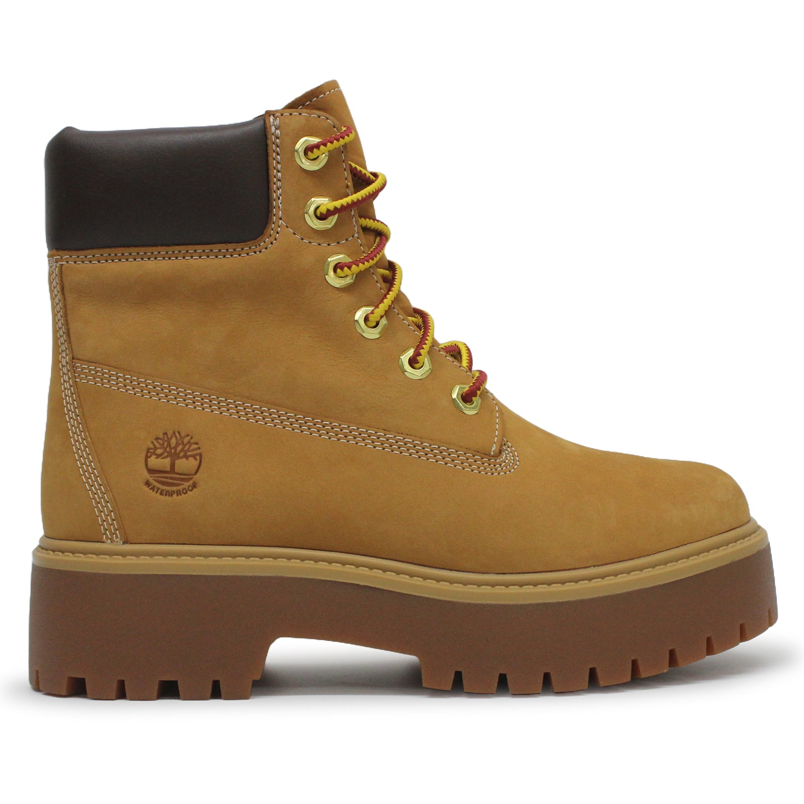 Timberland Stone Street Leather Womens Boots#color_wheat