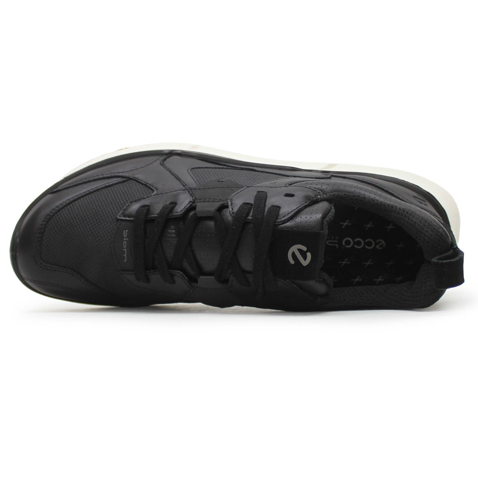 Ecco Biom 2.2 Leather Mens Trainers#color_black black black