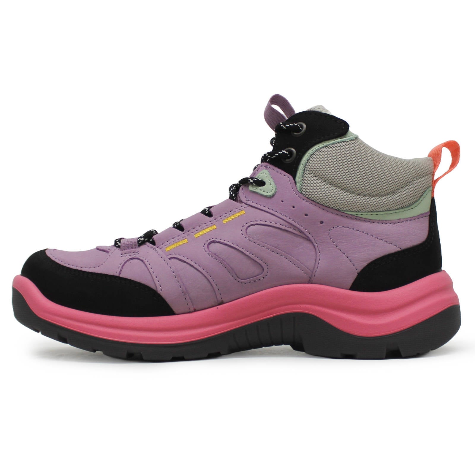 Ecco Offroad 822413 Nubuck Textile Womens Boots#color_multicolor lavender mist