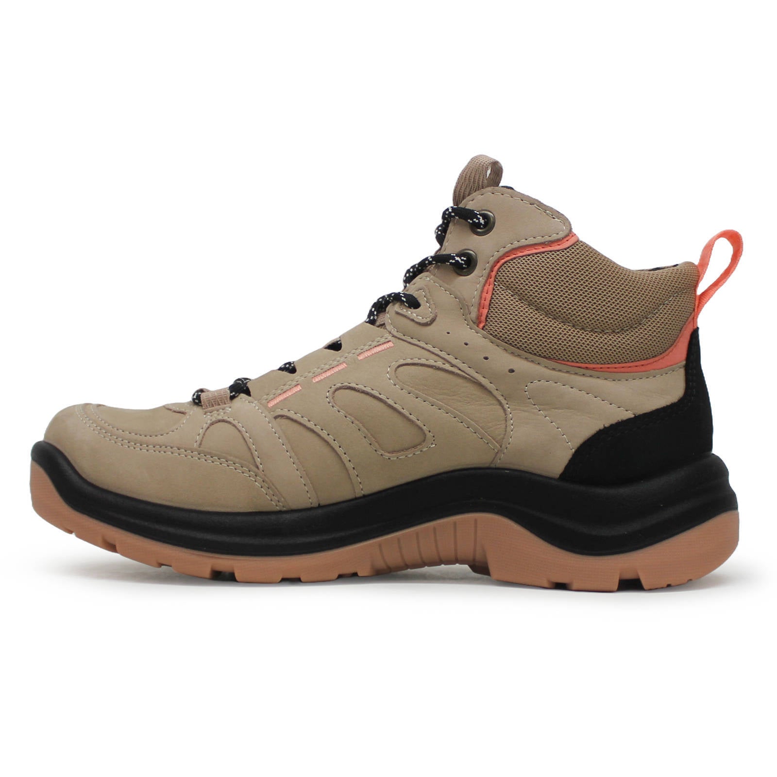 Ecco Offroad 822413 Nubuck Textile Womens Boots#color_nude coral