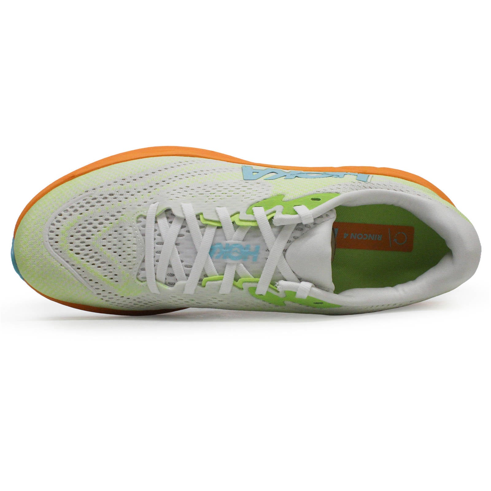 Hoka Rincon 4 Synthetic Textile Mens Trainers#color_frost lettuce