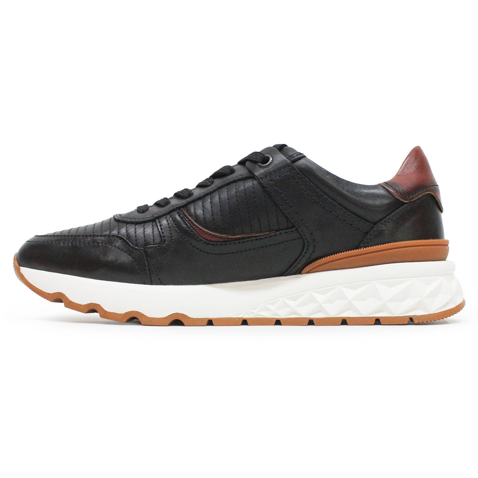 Pikolinos Aranda Leather Mens Trainers#color_black