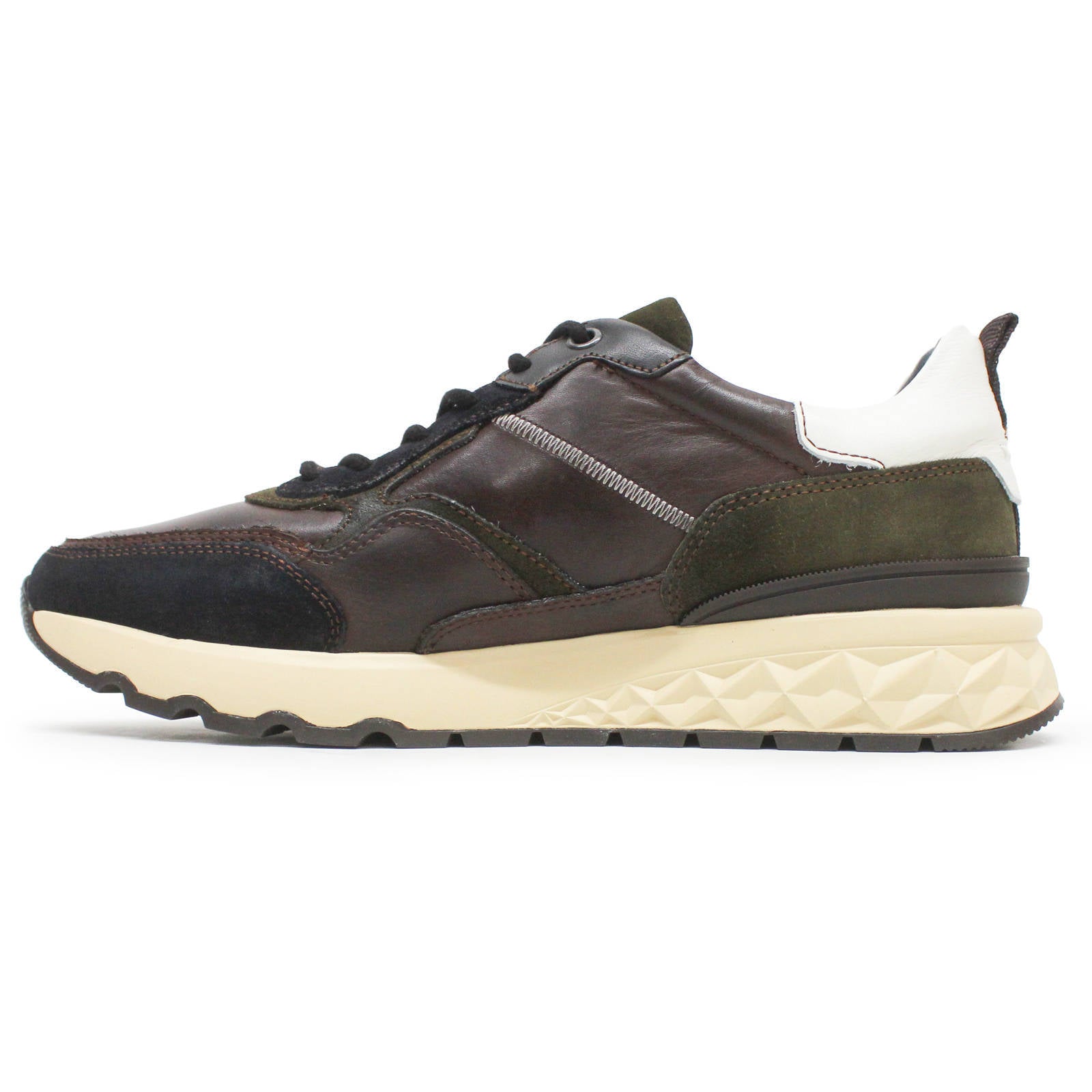 Pikolinos Aranda M8R Leather Mens Trainers#color_olmo