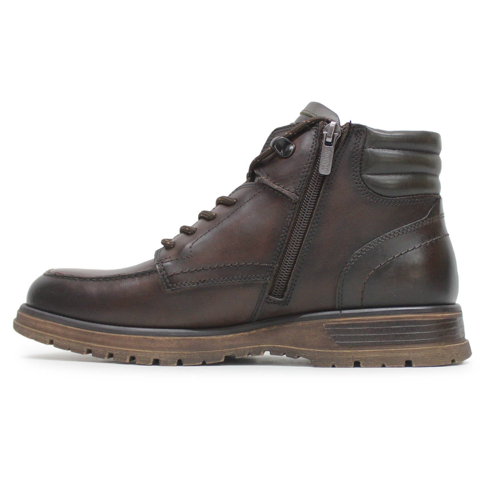 Pikolinos Zamora Leather Mens Boots#color_olmo