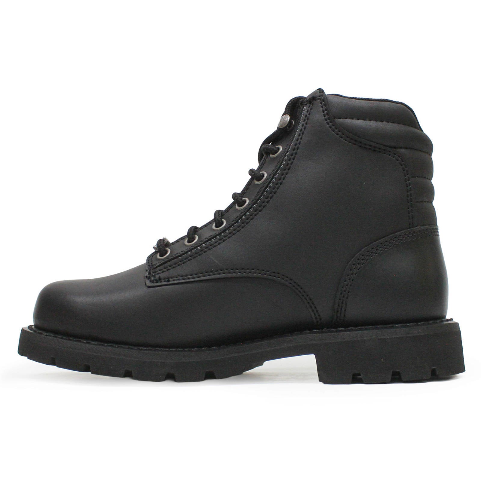 Harley Davidson Clarkson Full Grain Leather Mens Boots#color_black