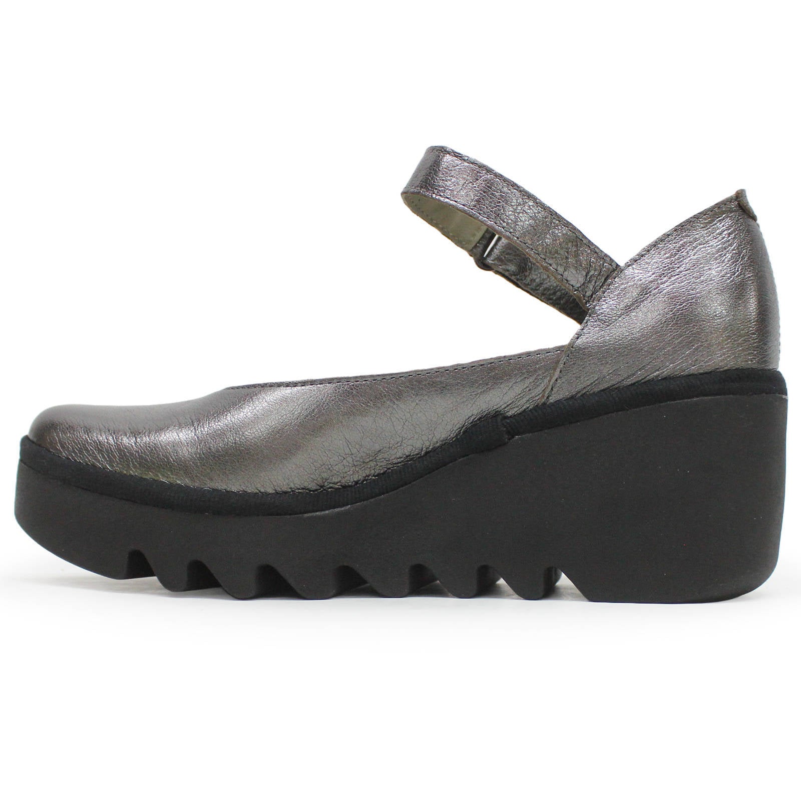 Fly London BAWO543FLY Idra Leather Womens Shoes#color_graphite