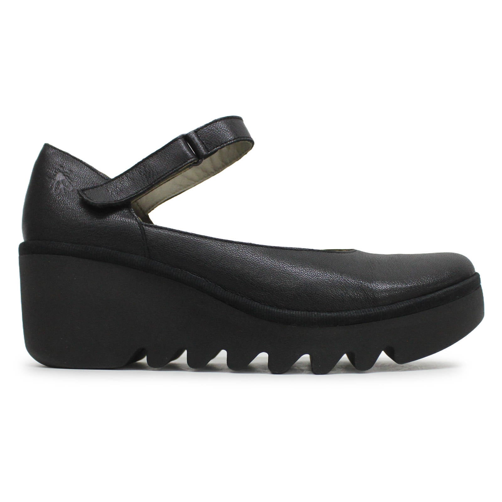 Fly London BAWO543FLY Mousse Leather Womens Shoes#color_black