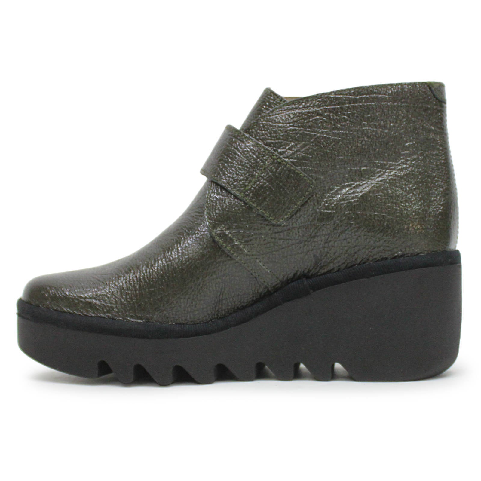 Fly London BIRT397FLY Rock Leather Womens Boots#color_green