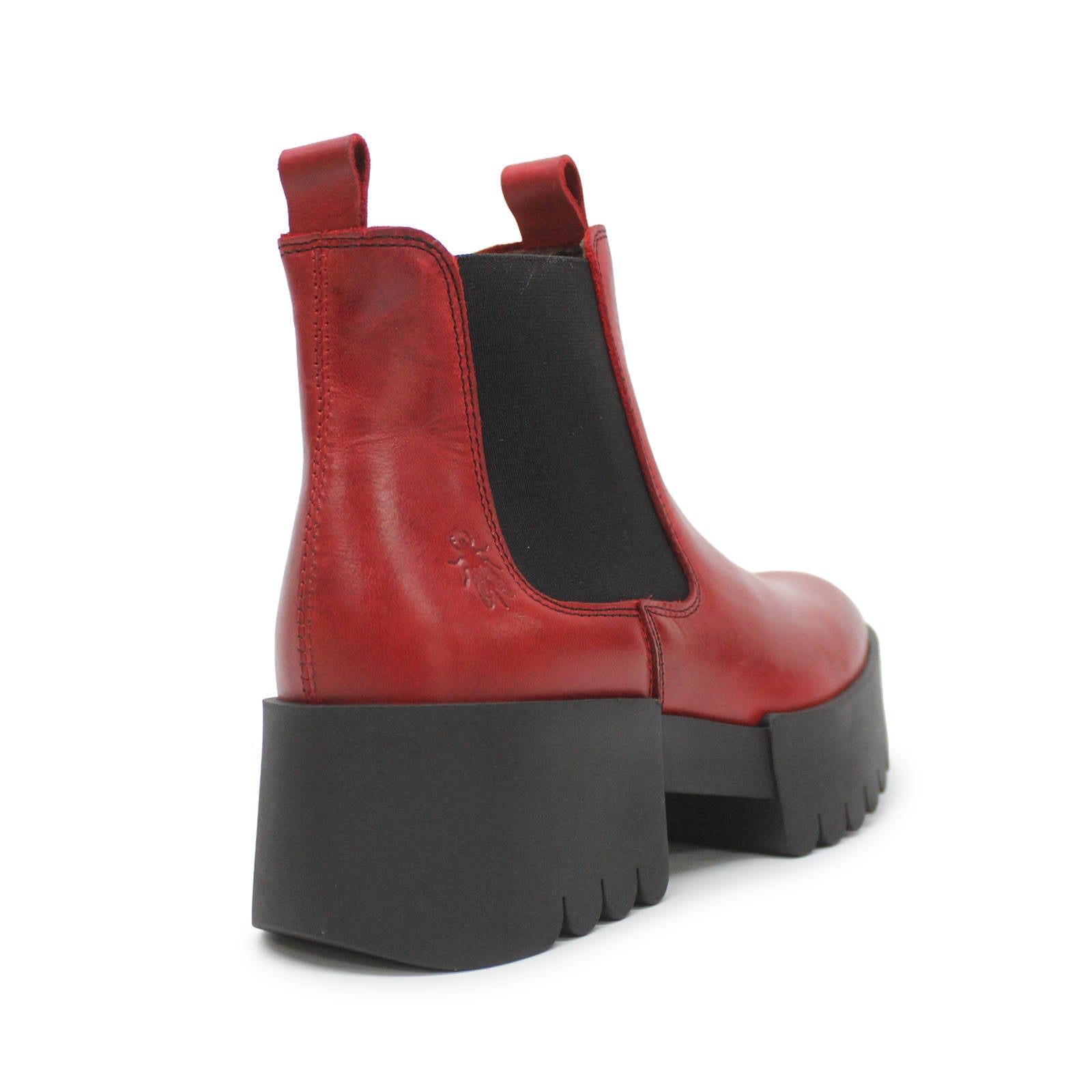 Fly London EXIA123FLY Rug Leather Womens Boots#color_red