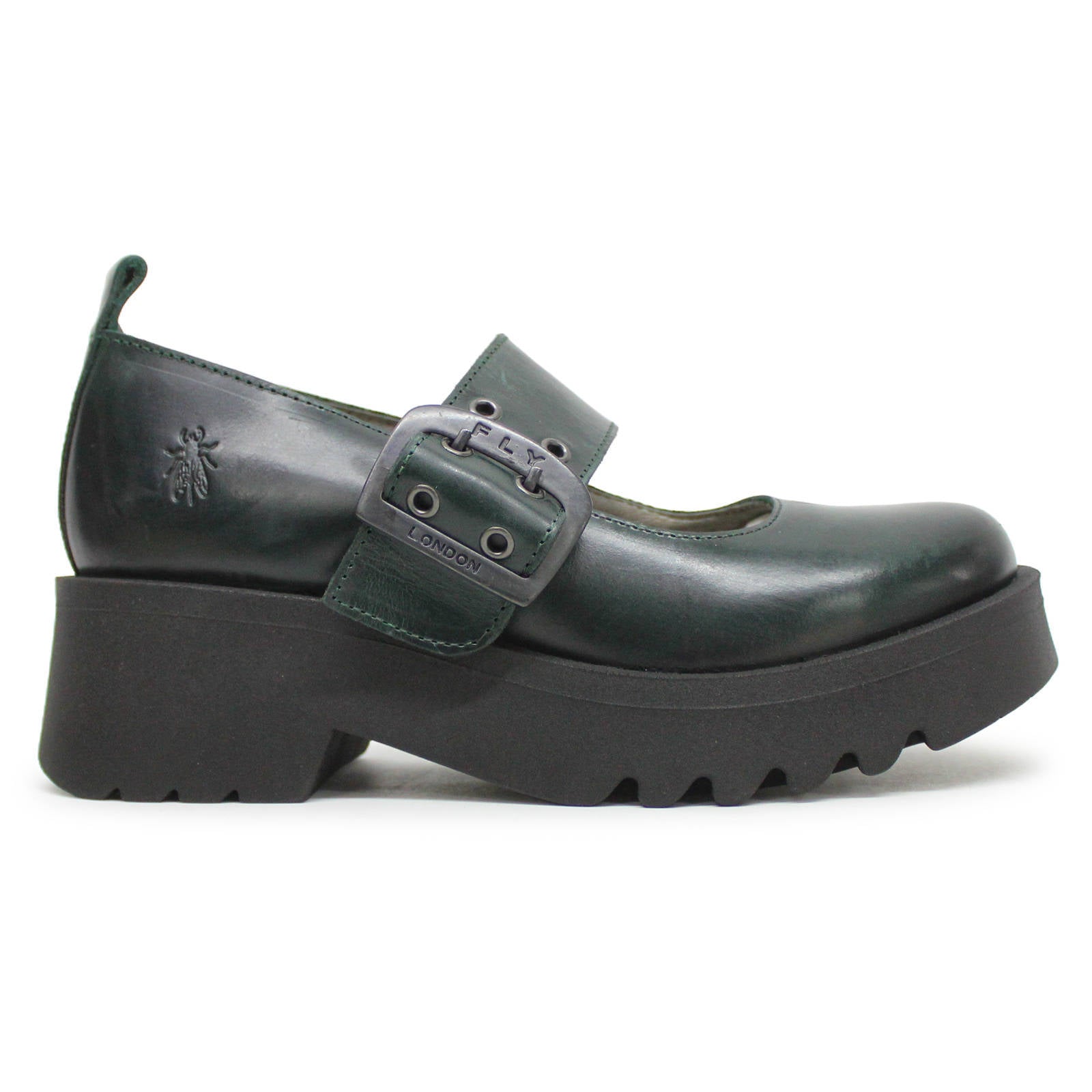 Fly London MOCH126FLY Rug Leather Womens Shoes#color_petrol