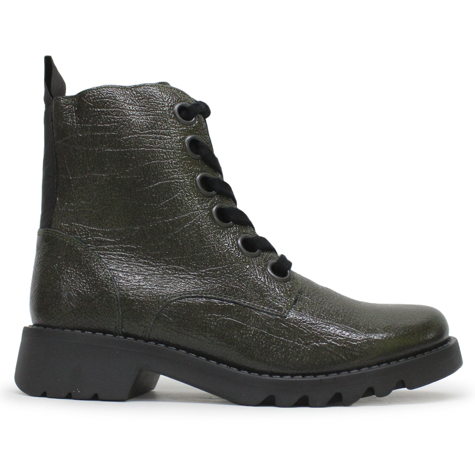 Fly London RAGI539FLY Rock Leather Womens Boots#color_green