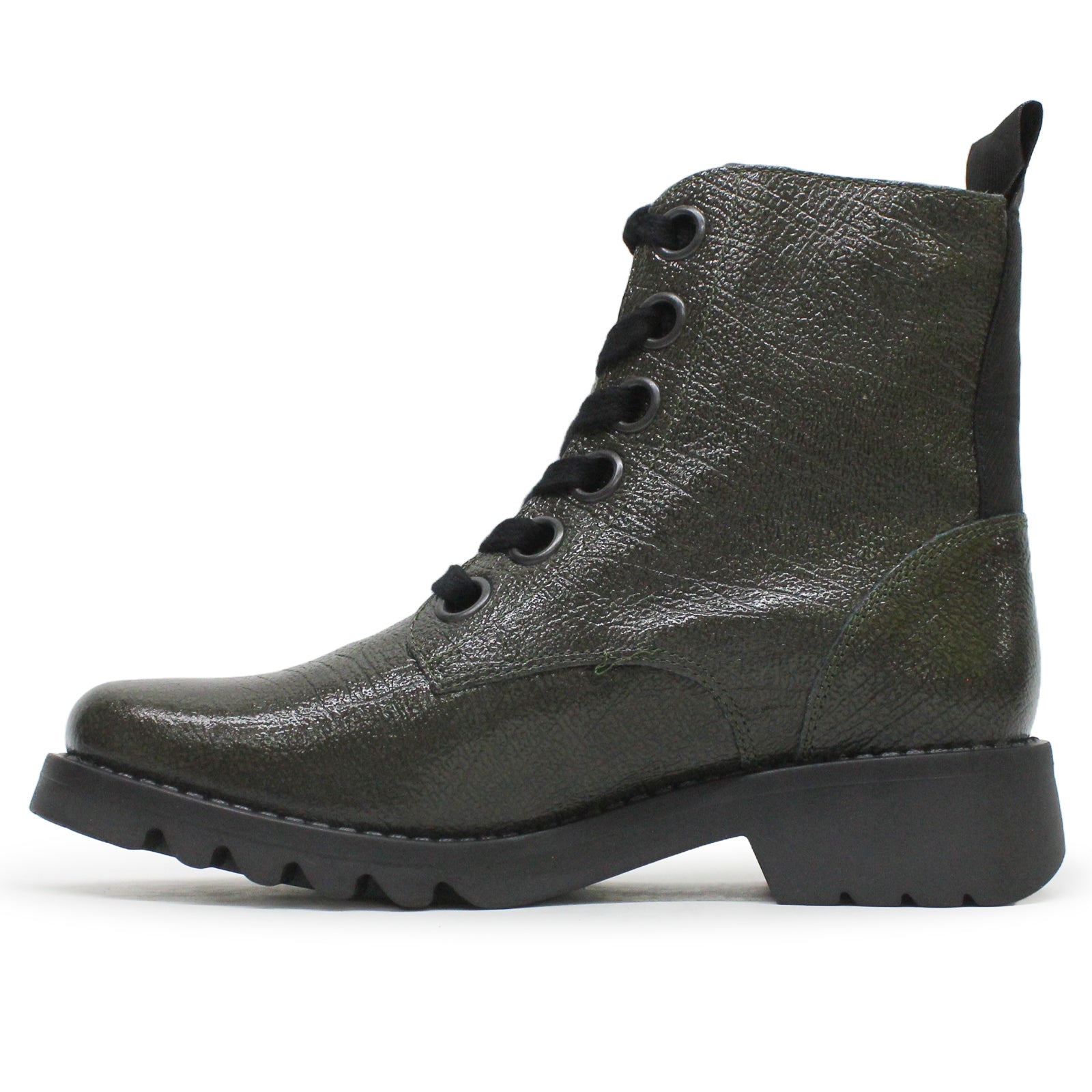 Fly London RAGI539FLY Rock Leather Womens Boots#color_green