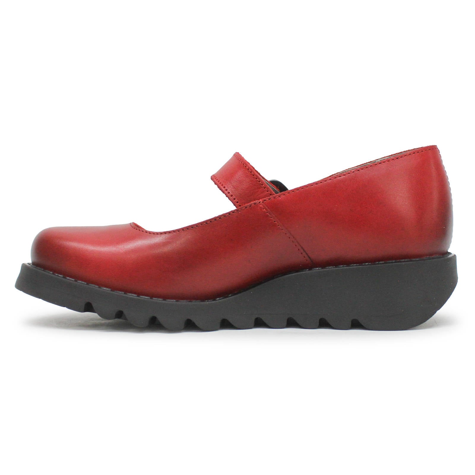 Fly London SAMP132FLY Rug Leather Womens Shoes#color_red